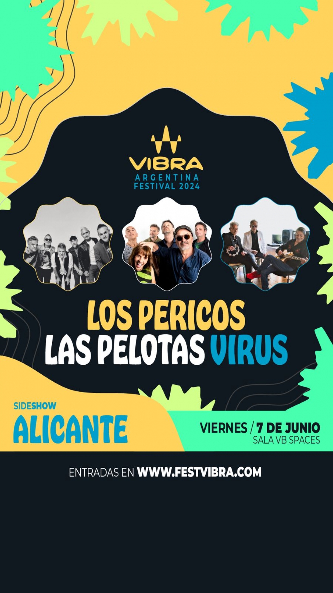 VIBRA Argentina Festival - Los Pericos / Las Pelotas / Virus