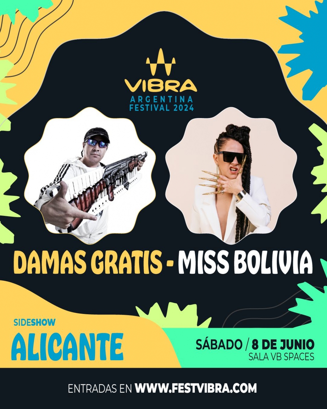 VIBRA Argentina Festival - Damas Gratis / Miss Bolivia