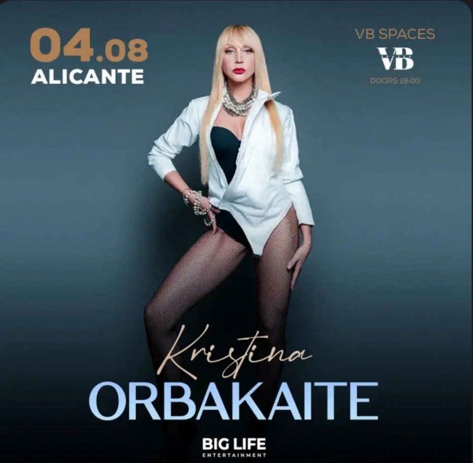 Kristina Orbakaite Concert in Alacant